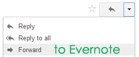 Email into Evernote